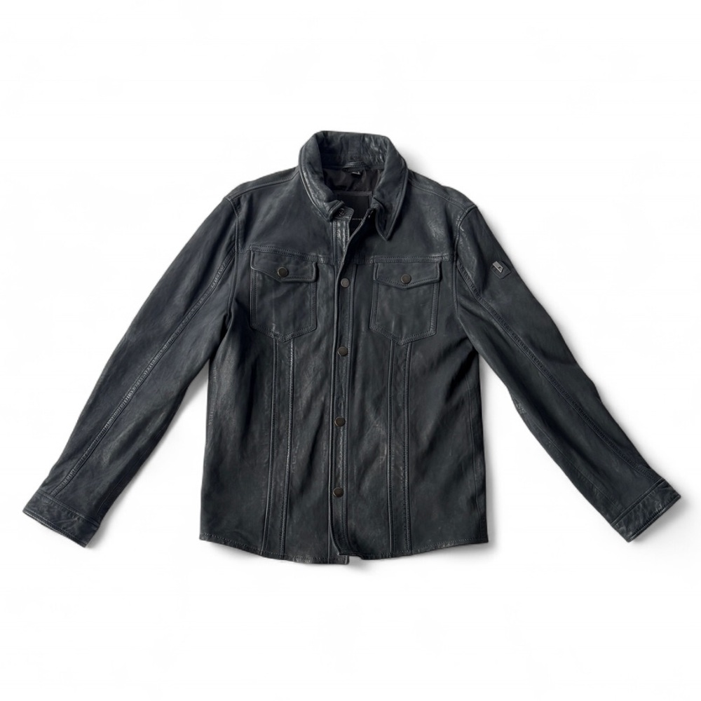 Mauritius Leather Shirt Jacket